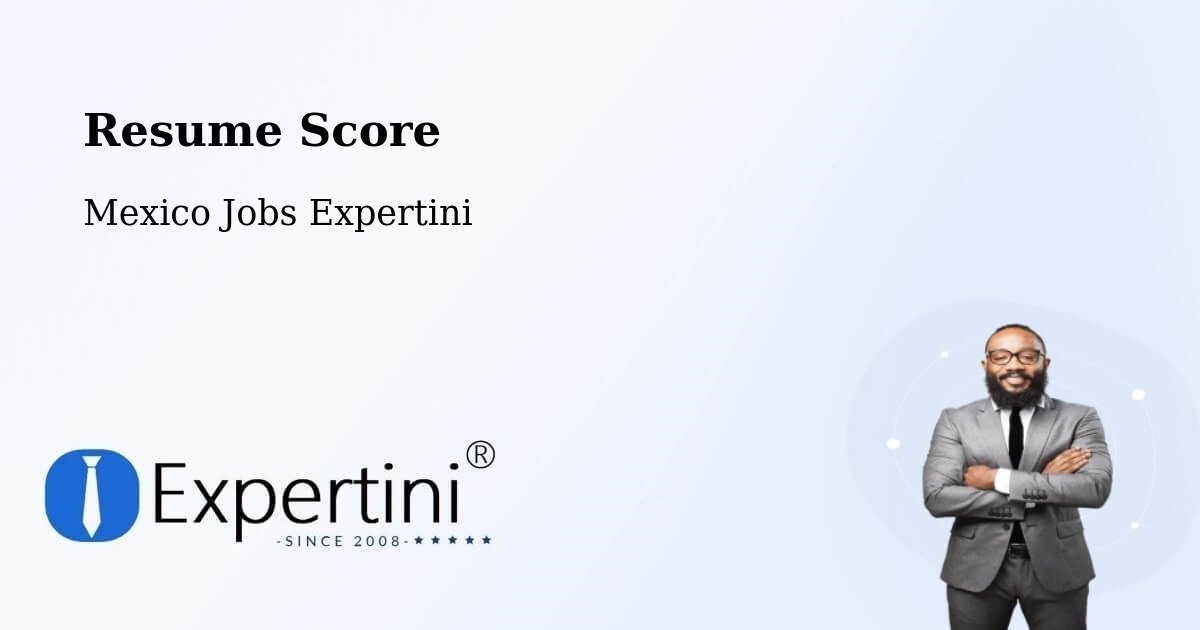 Resume Score & Job Description Match Tool – De Parral - Mexico Jobs Expertini